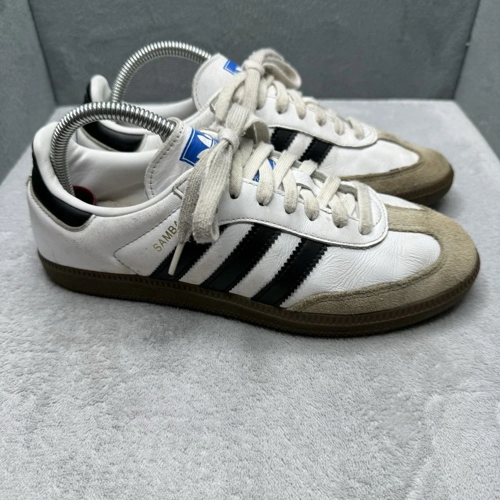 Adidas Samba OG IG9030 White Black Gum Sneakers Women's Size 8 EU 40
